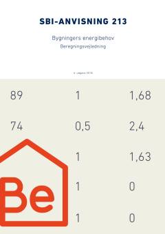 Bygningers energibehov : beregningsvejledning