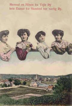 Glasraadens Vejle : en tur gennem Vejle og opland fortalt med postkort fra Chr. Hansens Kunsthandel