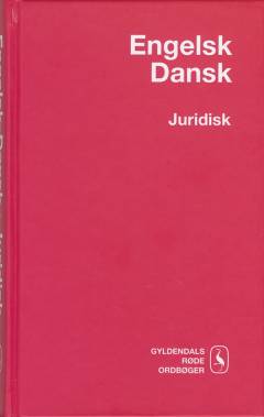Engelsk-Dansk juridisk ordbog