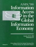 ASIS '98 : proceedings of the 61st ASIS annual meeting, Pittsburgh, PA, October 24-29, 1998