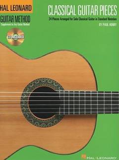 Classical guitar pieces : 24 pieces arranged for solo classical guitar in standard notation