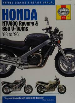 Honda NTV600 & 650 V-Twins : service and repair manual