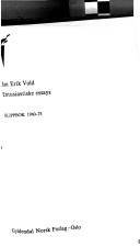 Entusiastiske essays : klippbok 1960-75