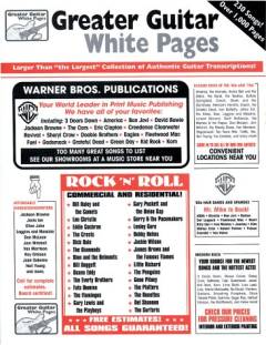 Greater guitar white pages