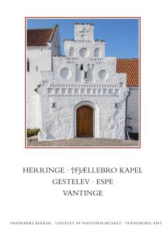 Danmarks kirker. Bind 10, Svendborg Amt. 5. bind, hft. 32-33 : Kirkerne i Herringe, Gestelev, Espe, Vantinge