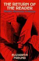 The return of the reader : reader-response criticism