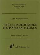 Three chamber works for piano and strings