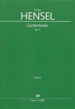 Chorlieder II - Gartenlieder Op. 3 : SAM a cappella