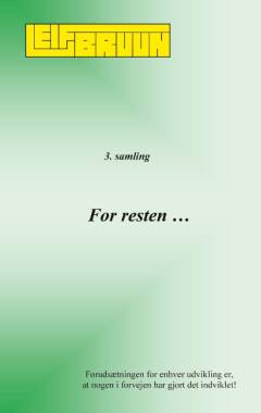 For resten. 3. samling