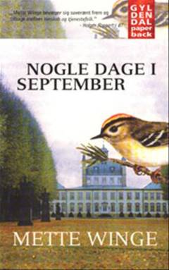 Nogle dage i september : en familieroman