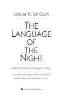 The language of the night : essays on fantasy and science fiction