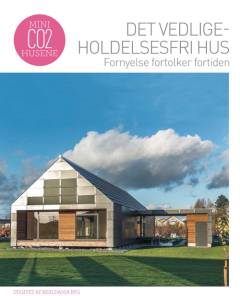 Det vedligeholdelsesfri hus - fornyelse fortolker fortiden