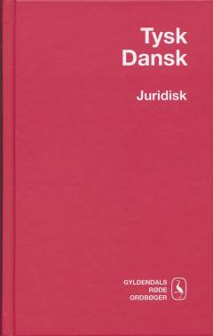 Tysk-dansk juridisk ordbog