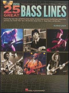 25 great bass lines : transcriptions, lessons, bios, photos