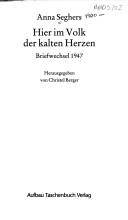 Hier im Volk der kalten Herzen : Briefwechsel 1947