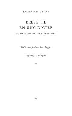 Breve til en ung digter : med brevene fra Franz Xaver Kappus