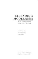 Rereading modernism : New directions in feminist criticism