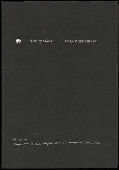 Dagbøger 1984-89