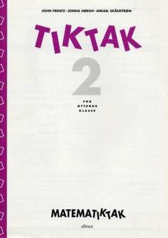 Matematiktak for ottende klasse -- Tiktak. Bind 2