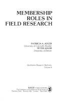 Membership roles in field research