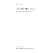 Alli'vel så elsker vi byen : København og regionen gennem 100 år