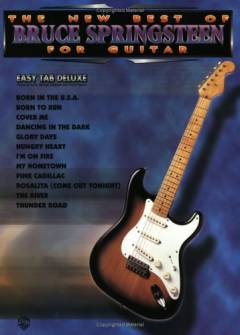 The new best of Bruce Springsteen for guitar : easy tab deluxe : for 1-2 guitarer med underlagt tekst og becifring (med guitargreb)