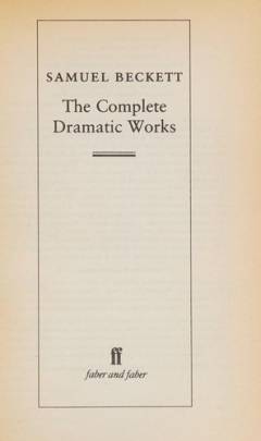 The complete dramatic works