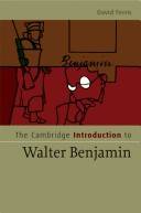The Cambridge introduction to Walter Benjamin