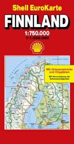 Shell Eurokarte Finnland 1:750000, 1:1500000