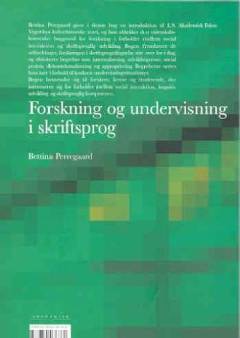 Forskning og undervisning i skriftsprog