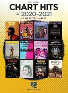 Chart hits of 2020-2021 : easy guitar
