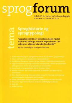 Sproghistorie og sprogtypologi