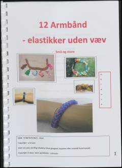 12 armbånd - elastikker uden væv : små og store