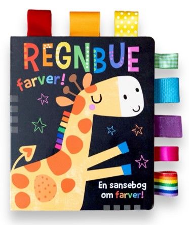 Regnbuefarver! : en sansebog om farver!
