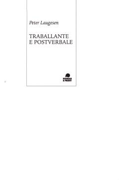 Traballante e postverbale