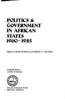 Politics & government in African States 1960-1985
