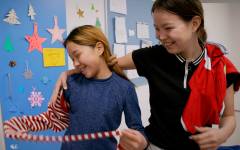 Min klasse i Grønland. 4:10 : Julebazar