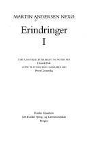 Erindringer. Bind 2 : For Lud og koldt Vand. Vejs Ende