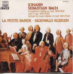 Koncert for violin, strygere og continuo nr. 1, a-mol, BWV 1041: Koncert for violin, strygere og continuo nr. 2, E-dur, BWV 1042: Koncert for 2 violiner, strygere og continuo, d-mol, BWV 1043: Koncert for violin, obo, strygere og continuo, d-mol : efter Koncert for 2 cembali, strygere og continuo nr. 1, c-mol, BMW 1060