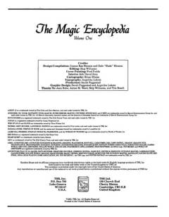 The magic encyclopedia, volume 1
