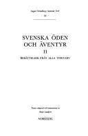 August Strindbergs samlade verk. 13 : Svenska öden och Äventyr 1 : berättelser från alla tidevarv