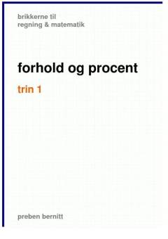 Forhold og procent, trin 1