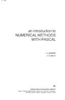 An introduction to numerical methods with Pascal
