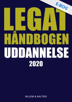 Legathåndbogen uddannelse. 2020 (32. udgave)