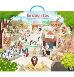 En dag i Zoo : en bogplakat med 8 små bøger