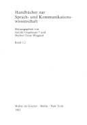 Dialektologie : ein Handbuch zur deutschen und allgemeinen Dialektforschung