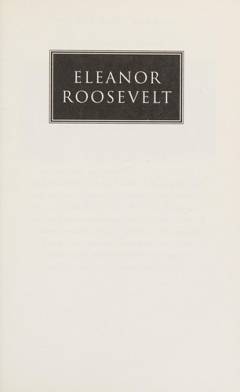 Eleanor Roosevelt : transformative first lady