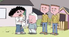 Vitello napper en kat