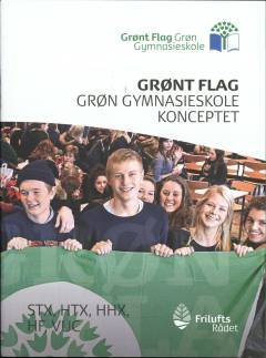 Grønt flag grøn gymnasieskole konceptet